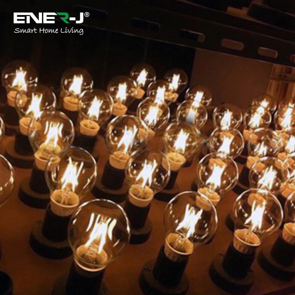 Ener-j SHA5298-3 Smart WiFi CCT Changing & Dimmable GLS A60 LED Lamp E27 8.5W Pack of 3