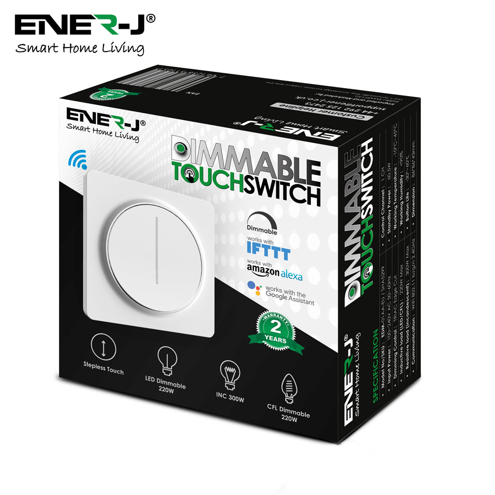 Ener-j SHA5299 Smart WiFi Dimmable Switch