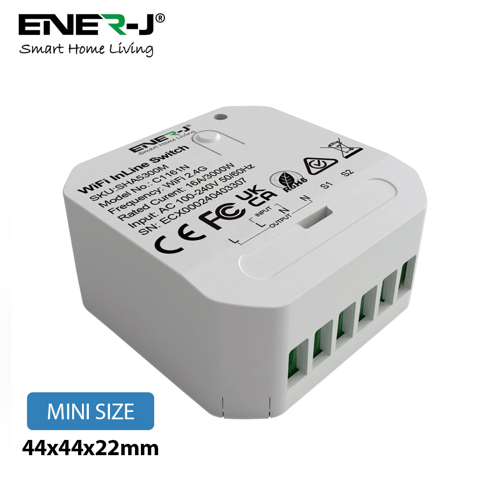 Ener-j SHA5300M 13A WiFi + BLE Inline switch