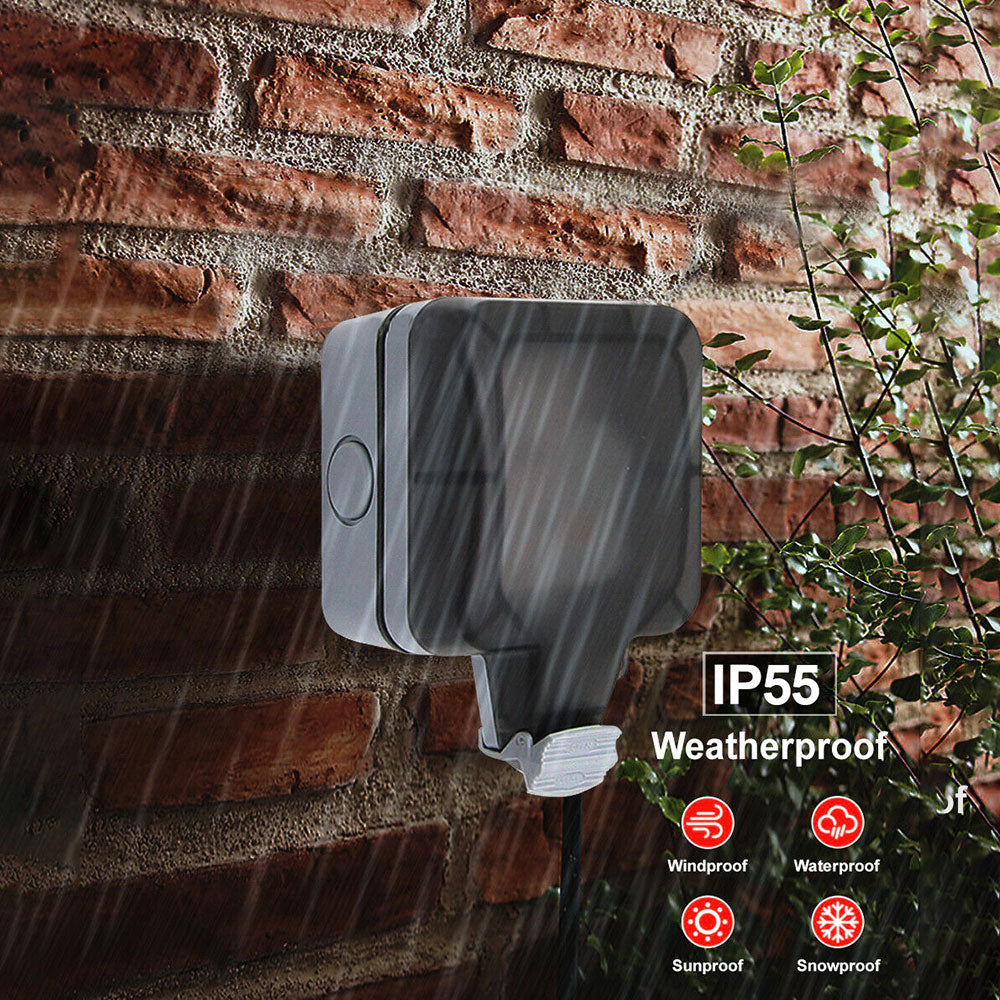 Ener-j SHA5303 Smart WiFi Waterproof Single Socket (IP55)