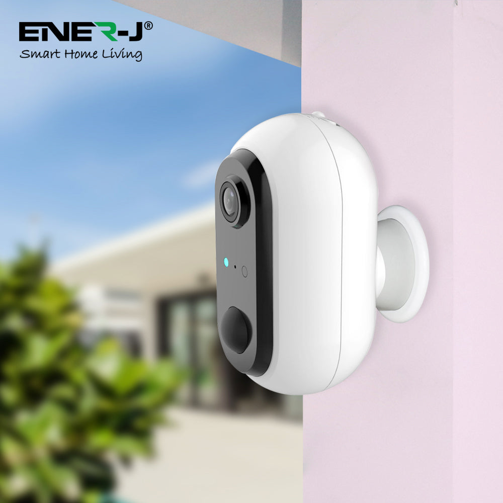Ener-j SHA5319 Smart Wireless 1080P Battery Camera with Rechargeable batteries, IP65