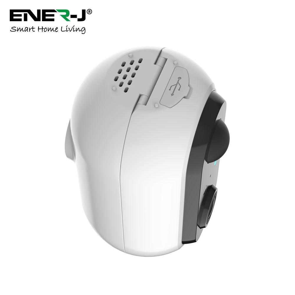 Ener-j SHA5319 Smart Wireless 1080P Battery Camera with Rechargeable batteries, IP65