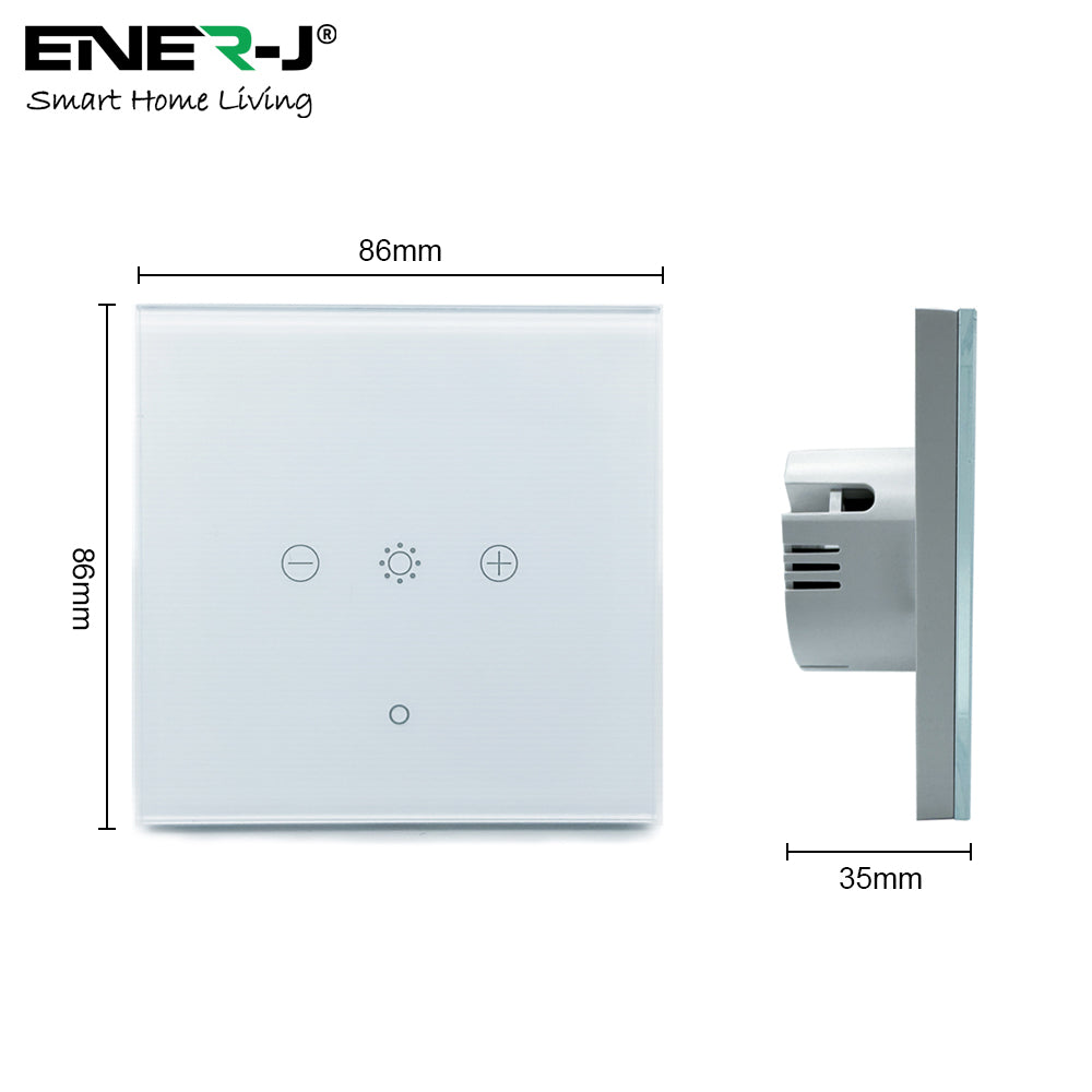 Ener-j SHA5339 Smart Touch Switch 1 Gang, Dimmable