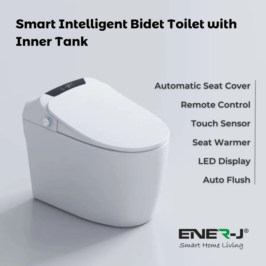 Ener-j SHA5340X Smart Intelligent Bidet Toilet with inner tank