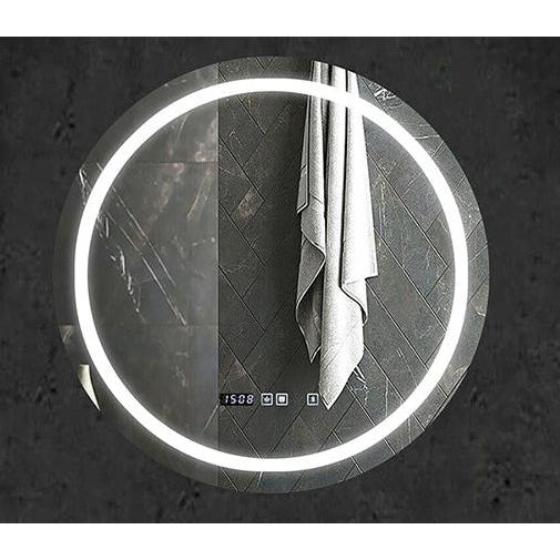Ener-j SHA5342 LED Mirror with Bluetooth Speaker, Round, CCT Changing & Touch Sensor Size: 70cms