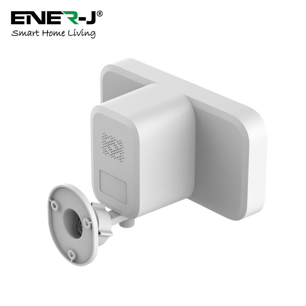 Ener-j SHA5344 Smart Wireless 1080P Battery Camera with Twin Floodlights, 10400mAh Batteries