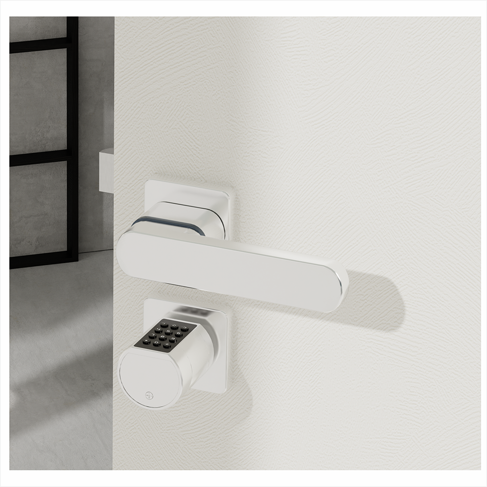 Ener-j SHA5349 Smart Adjustable Cylinder Bluetooth Doorlock with fingerprint and digital keypad unlocking