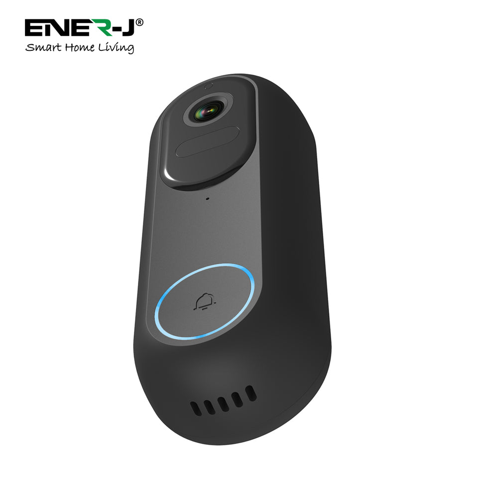 Ener-j SHA5357 1080P Wired/Wireless Video Doorbell with 5200mah battery & USB Chime