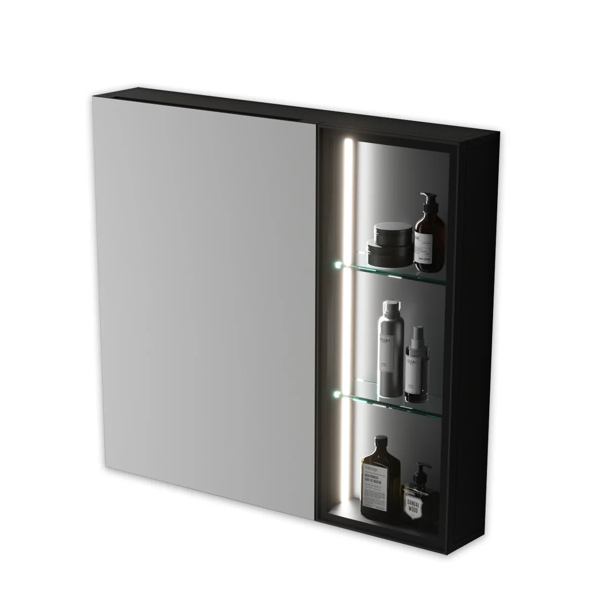 Ener-j SHA5402 Rectangular LED Mirror Cabinet, 750x680mm