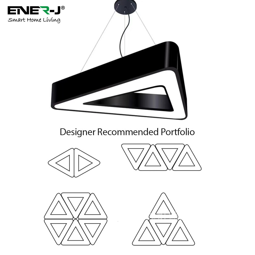 Ener-j T176 36W Hollow Triangle Pendant Light