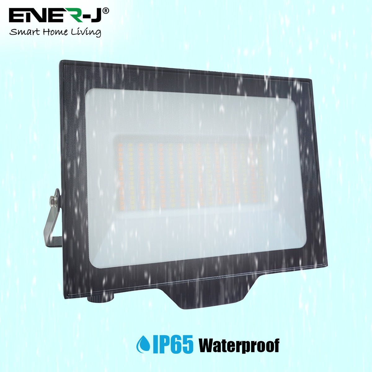 Ener-j T210XN 100W LED Floodlights With CCT Switchable & PIR ready (not included), 9000 Lm, IP65