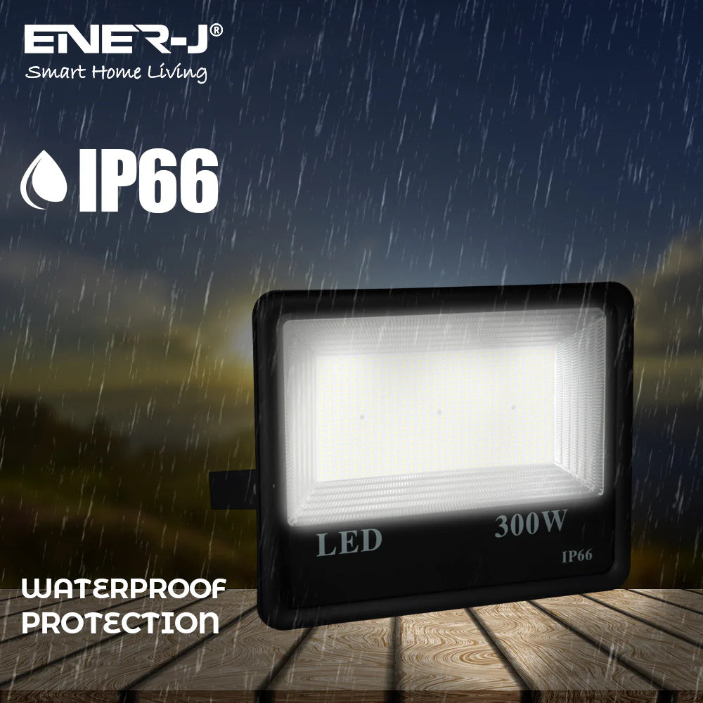 Ener-j T214 LED SMD Non PIR Floodlight IP65 300W 30000Lm, 6000K