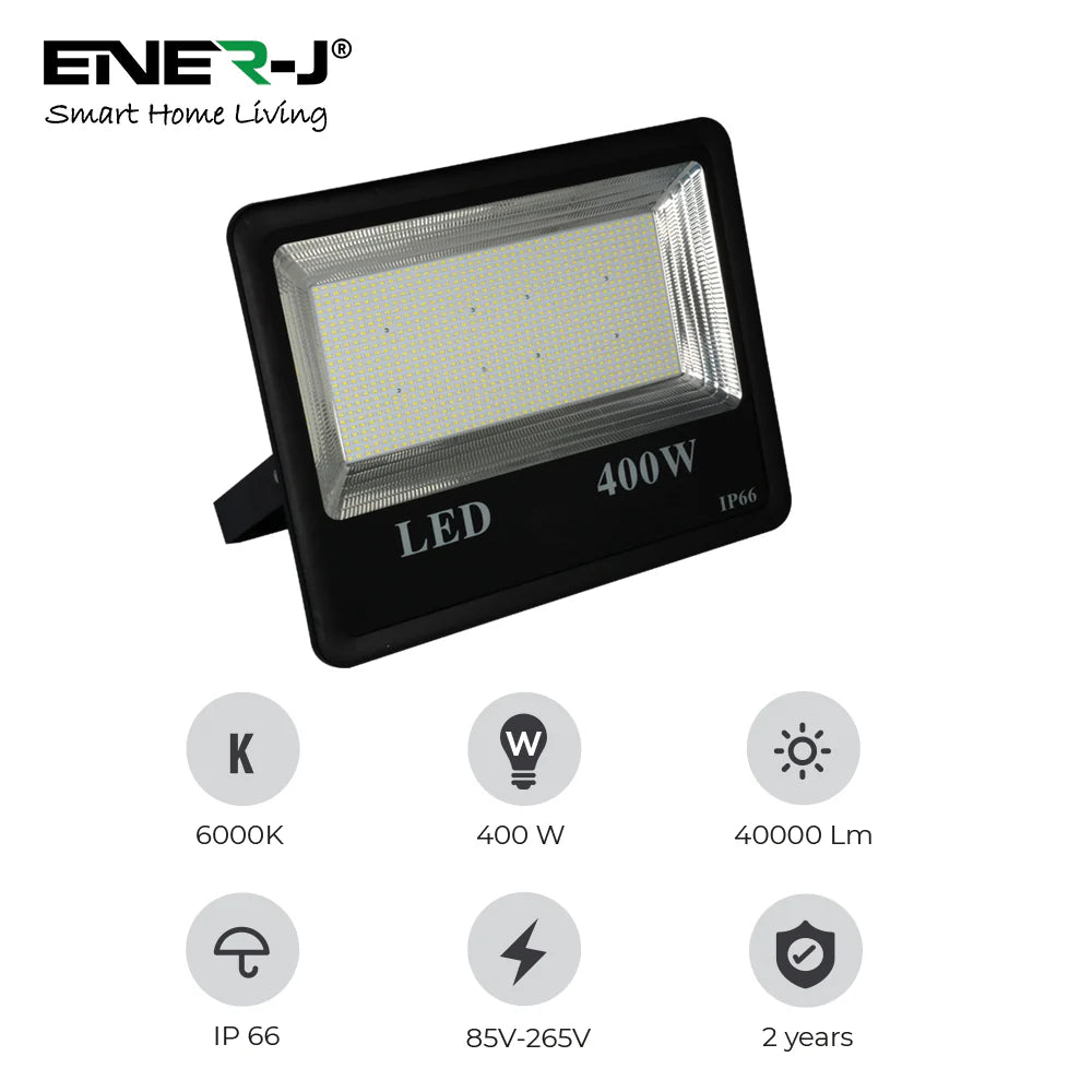 Ener-j T215 LED SMD Non PIR Floodlight IP65 400W 40000Lm, 6000K