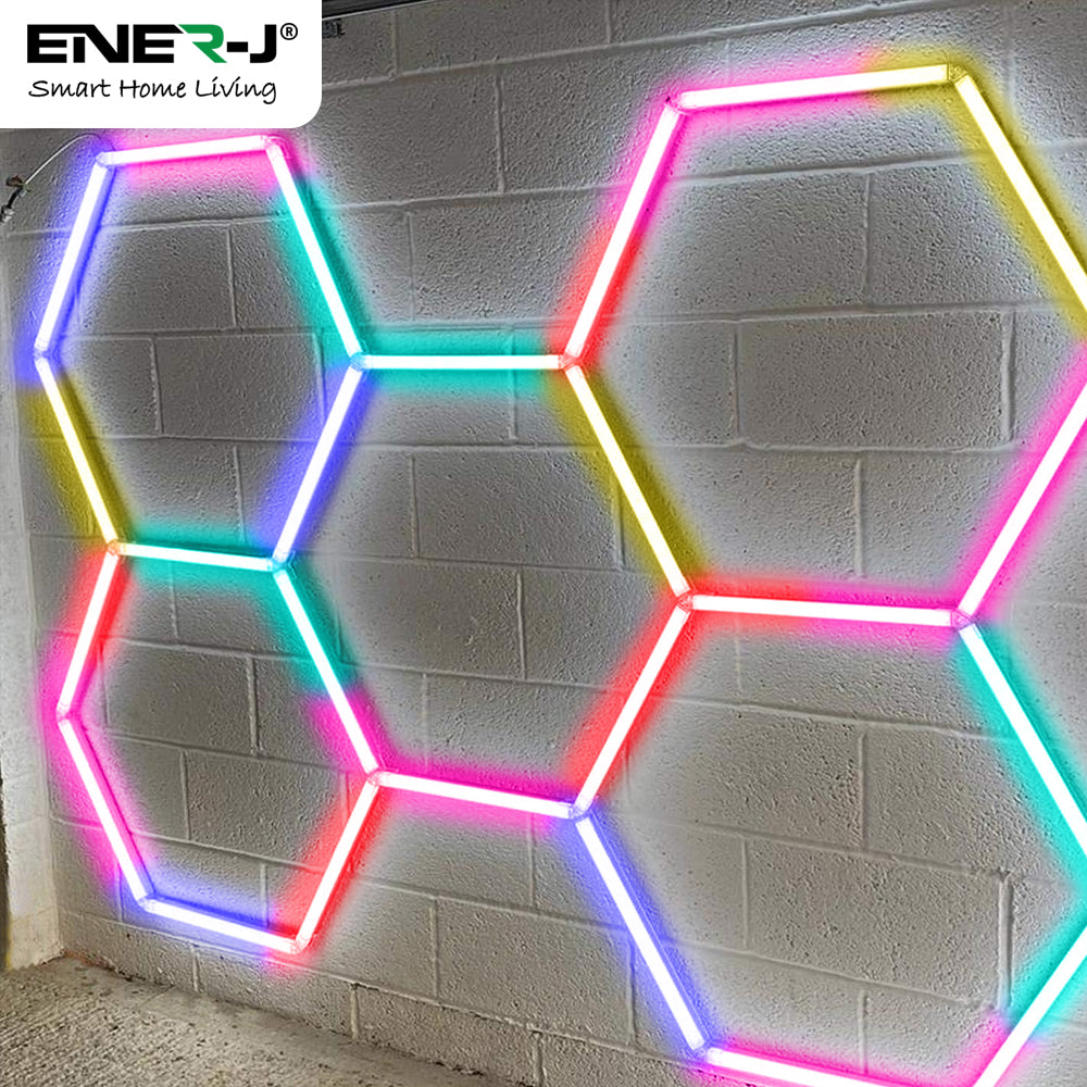 Ener-j T303RGB 150W Car Showroom Light, T5 Tubes, RGB with Remote, Connector 20pcs