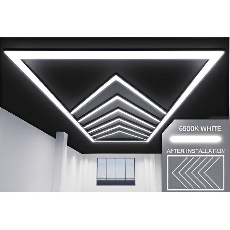 Ener-j T309 432W Designer Ceiling Lights with Frame (8 Arrow and border)