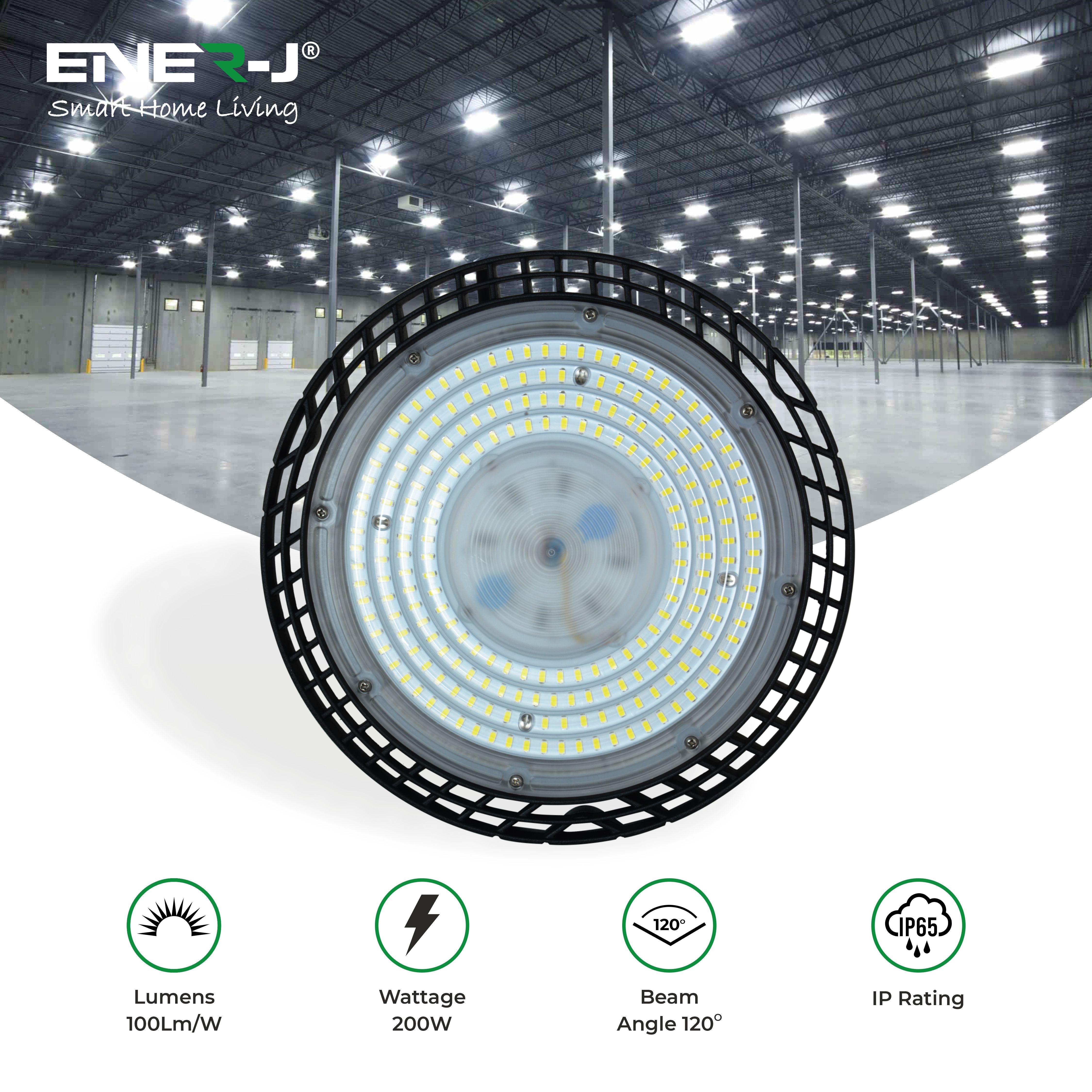 Ener-j T362 100W ECO UFO Highbay, 4000K, IP65
