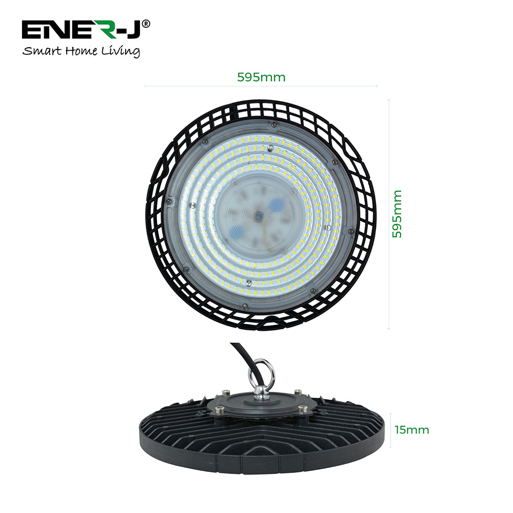 Ener-j T366 200W ECO UFO Highbay, 4000K, IP65