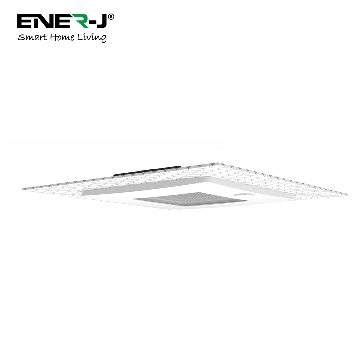 Ener-j T385 100W Premium Canopy Lights with 140 Lm/W & Dimmable Lifud Driver, Size 325x325mm, IP65 & IK08, Includes Recessed Mounting Kit & Surface Bracket installation, 5700K