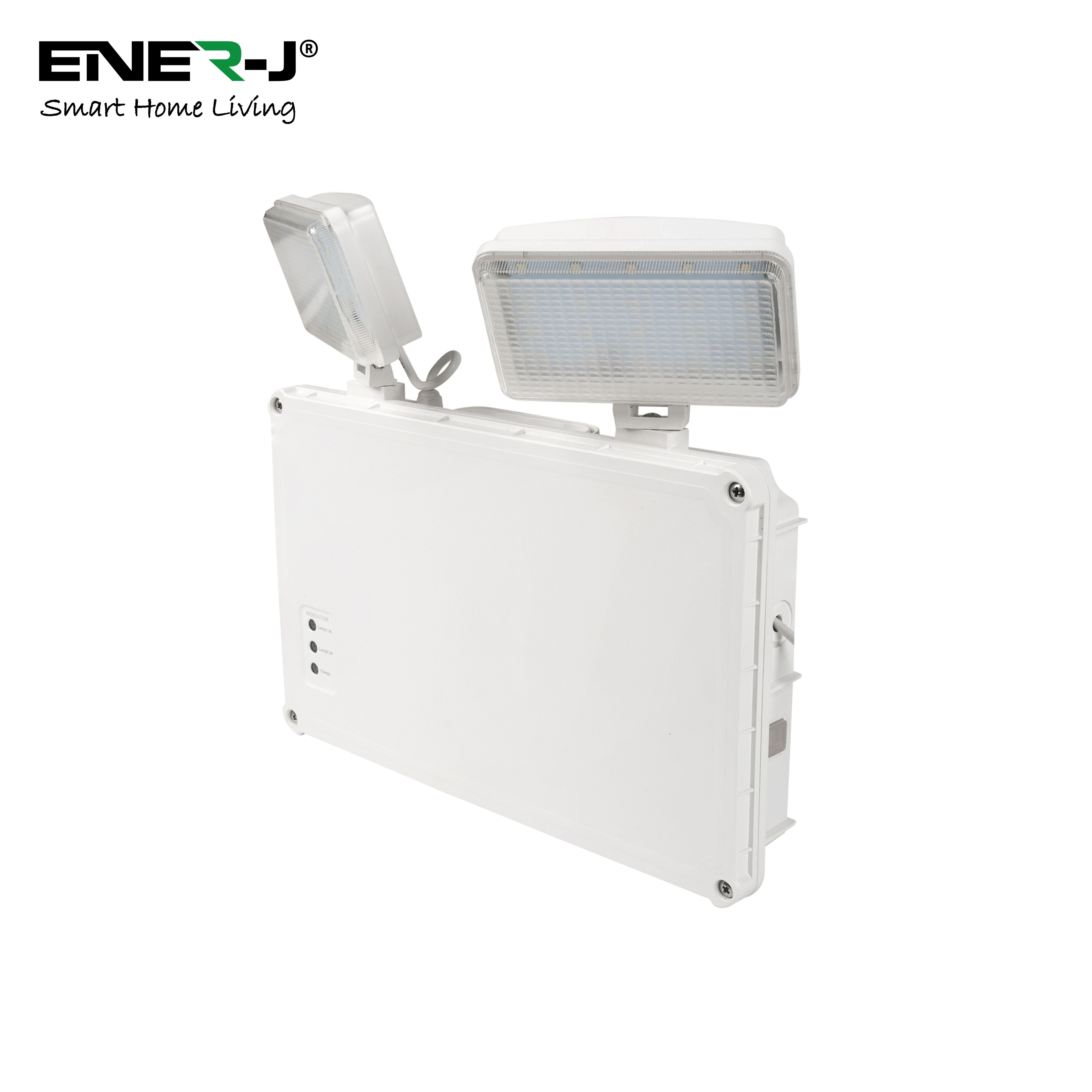 Ener-j T414 3W Twin Emergency Non-Maintained Outdoor IP65 LED Spot Light 6000K