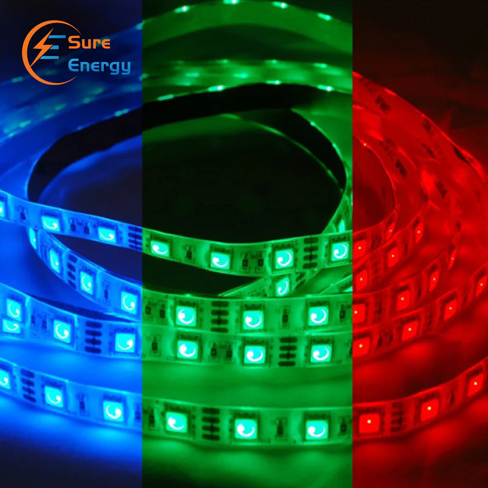 Ener-j T444 LED Strip Kit- 5 meter RGB IP65, IR remote, Plug & Play UK PS
