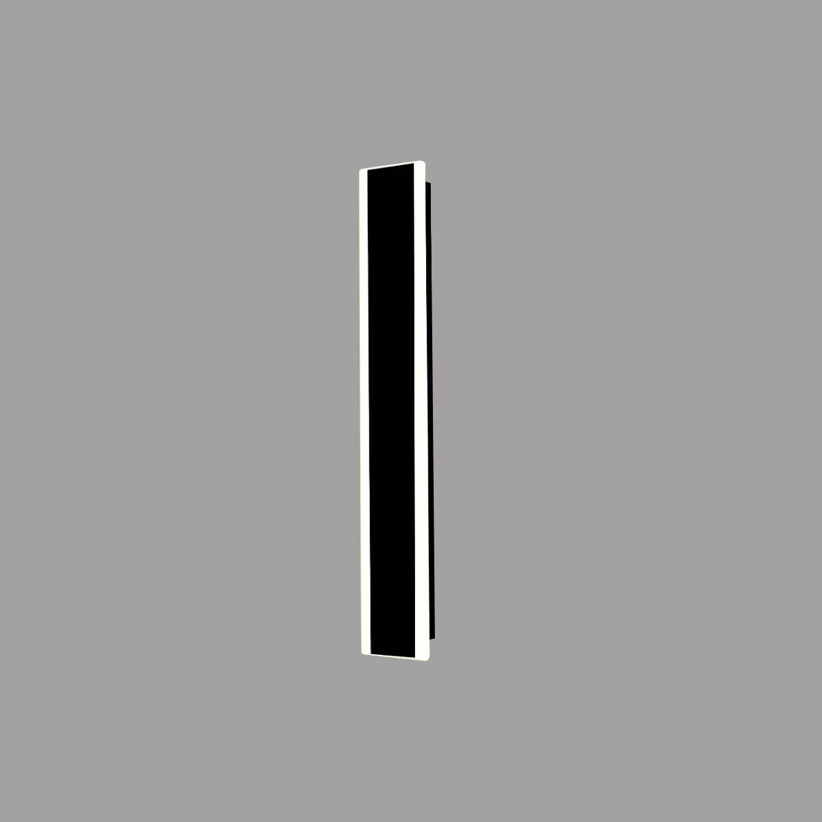 Ener-j T484 60 x 8 cms size Outdoor Acrylic Black Wall Lights, 12W Waterproof IP65 Warm White