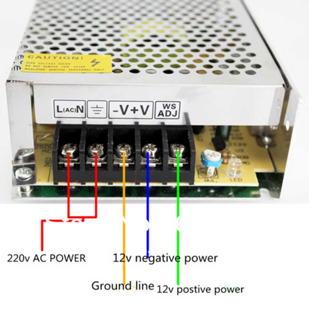 Ener-j T671 DRIVERS DC 12V 5A 60W SMPS METAL