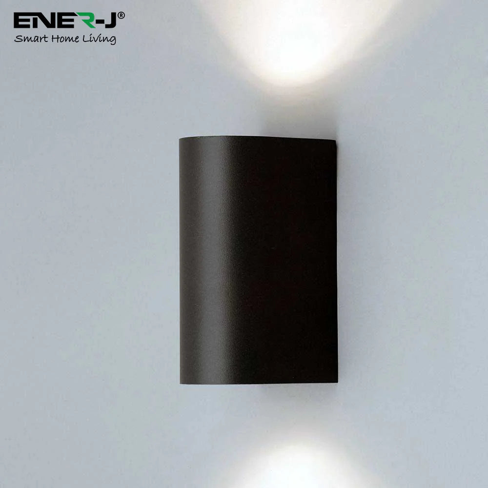 Ener-j T703 Up-Down GU10 Fitting Wall Light Black Housing