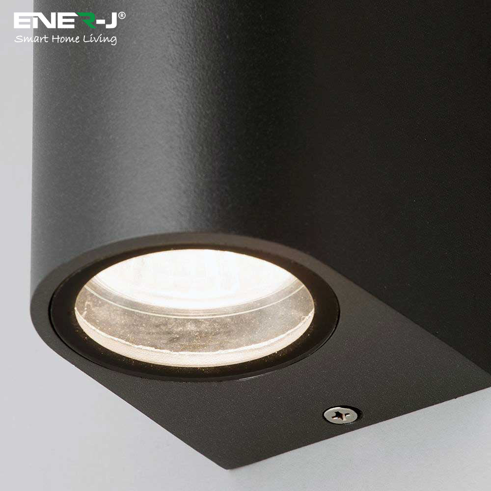 Ener-j T703 Up-Down GU10 Fitting Wall Light Black Housing