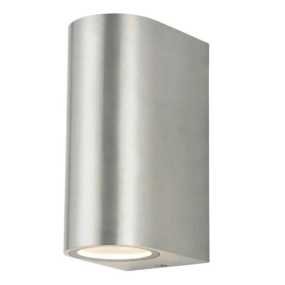Ener-j T704 Up-Down GU10 Fitting Wall Light Silver Housing