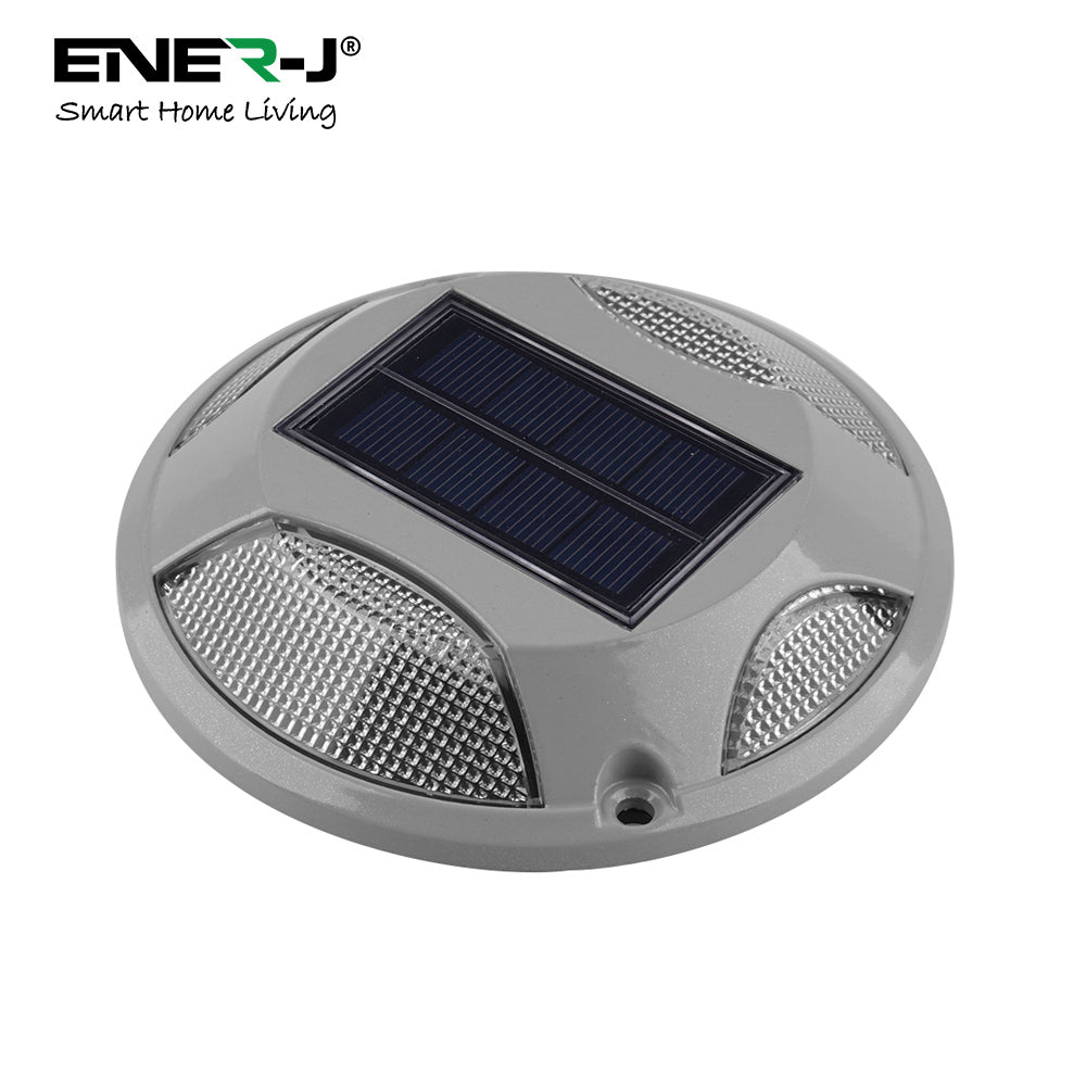 Ener-j T723-2 Solar Fence/Step Light CCT 6000K+BLUE Pack of 2