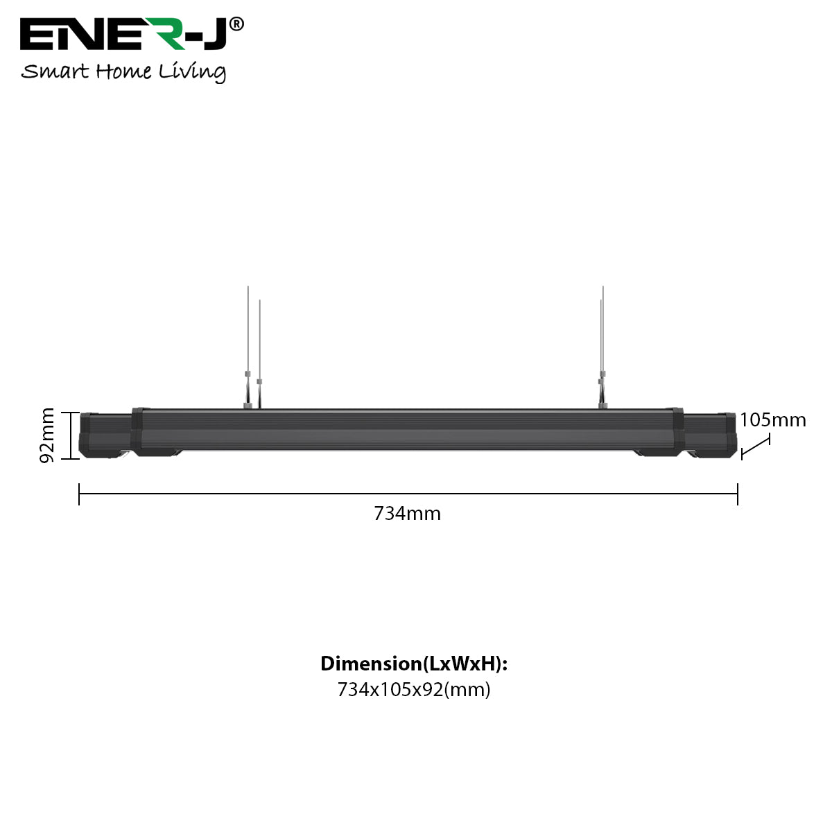 Ener-j T757 150W LED LINEAR HIGHBAY, 150 LM/W, CCT Switchable