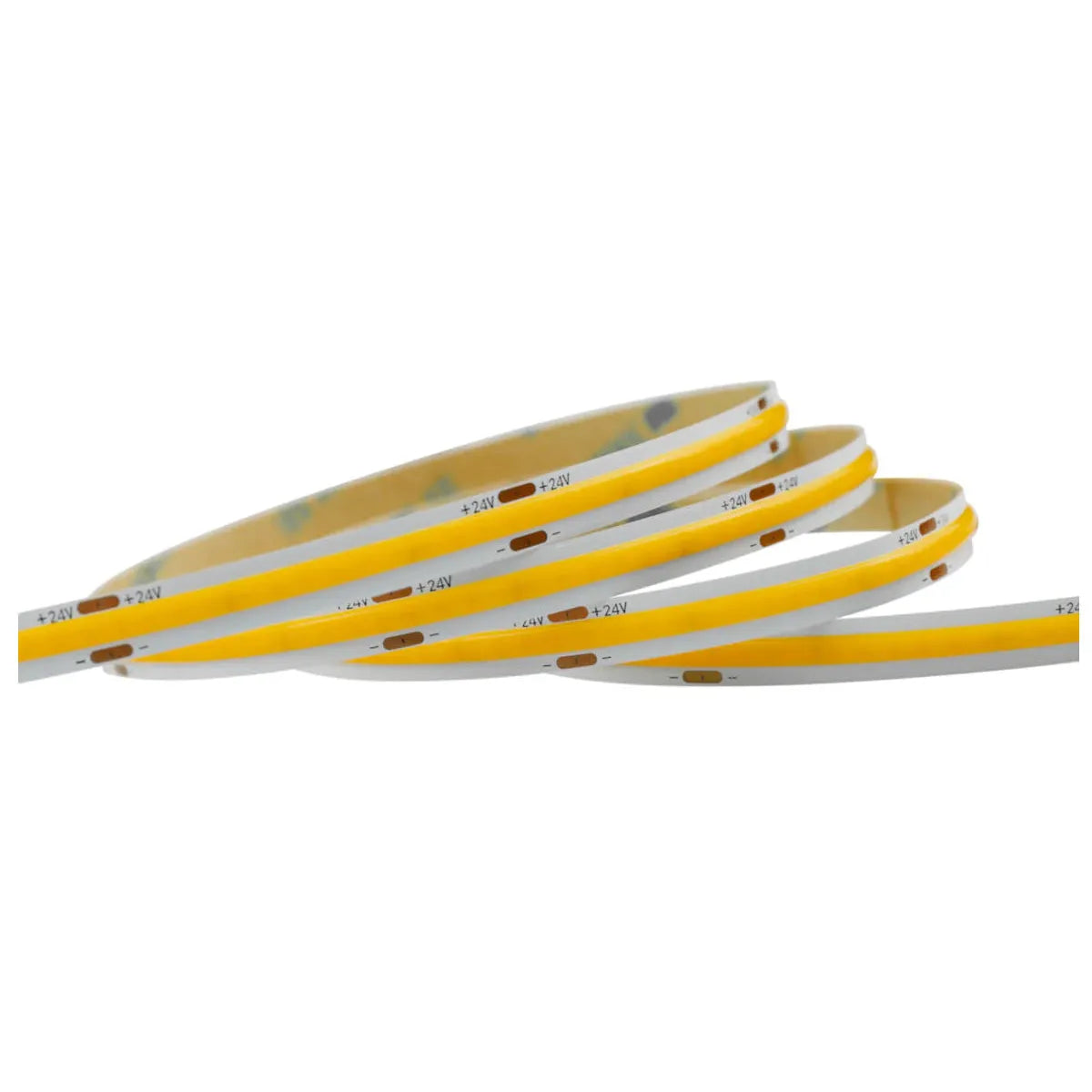 Ener-j T817 5 Meters Set of 24V Dotless COB Strip with 480 LEDs/M + Dimming Controller + UK Adapter Plug, 3000K
