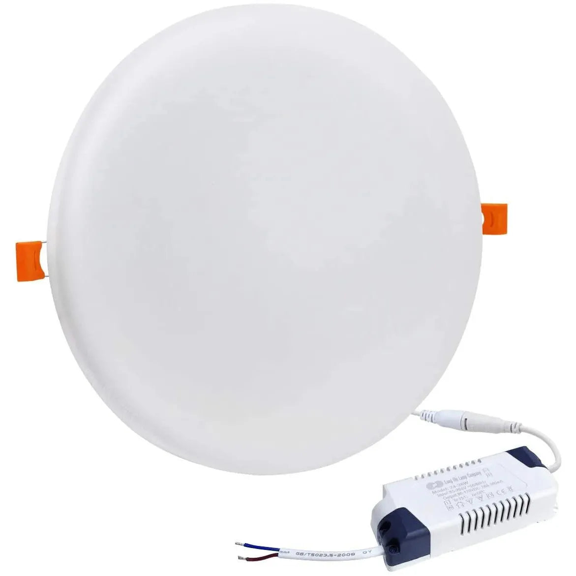 Ener-j T823 18W Frameless Recessed-Surface Super LED Panel, 150mm, Round, 6000K Pack of 2