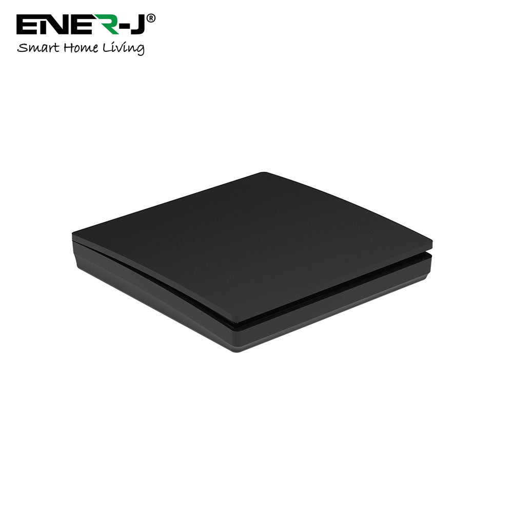 Enerj WS1050XB Eco Range 1 Gang Wireless Kinetic Switch Black