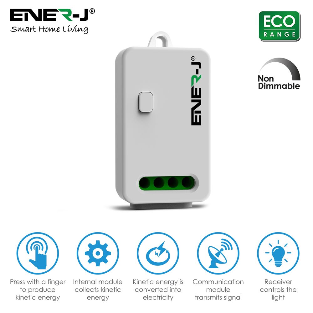 Enerj WS1065 ECO Range 1 Way 1000W Non Dimmable RF Receiver