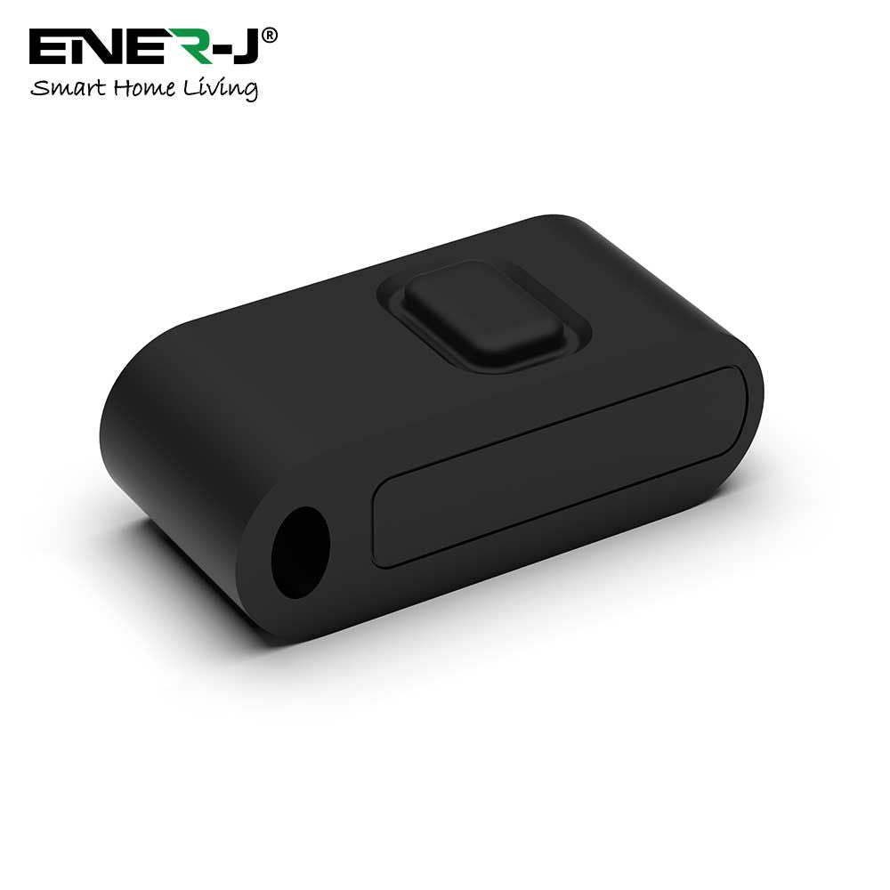 Enerj WS1066 Eco Range 1 Gang Wireless Kinetic Key Fob Black