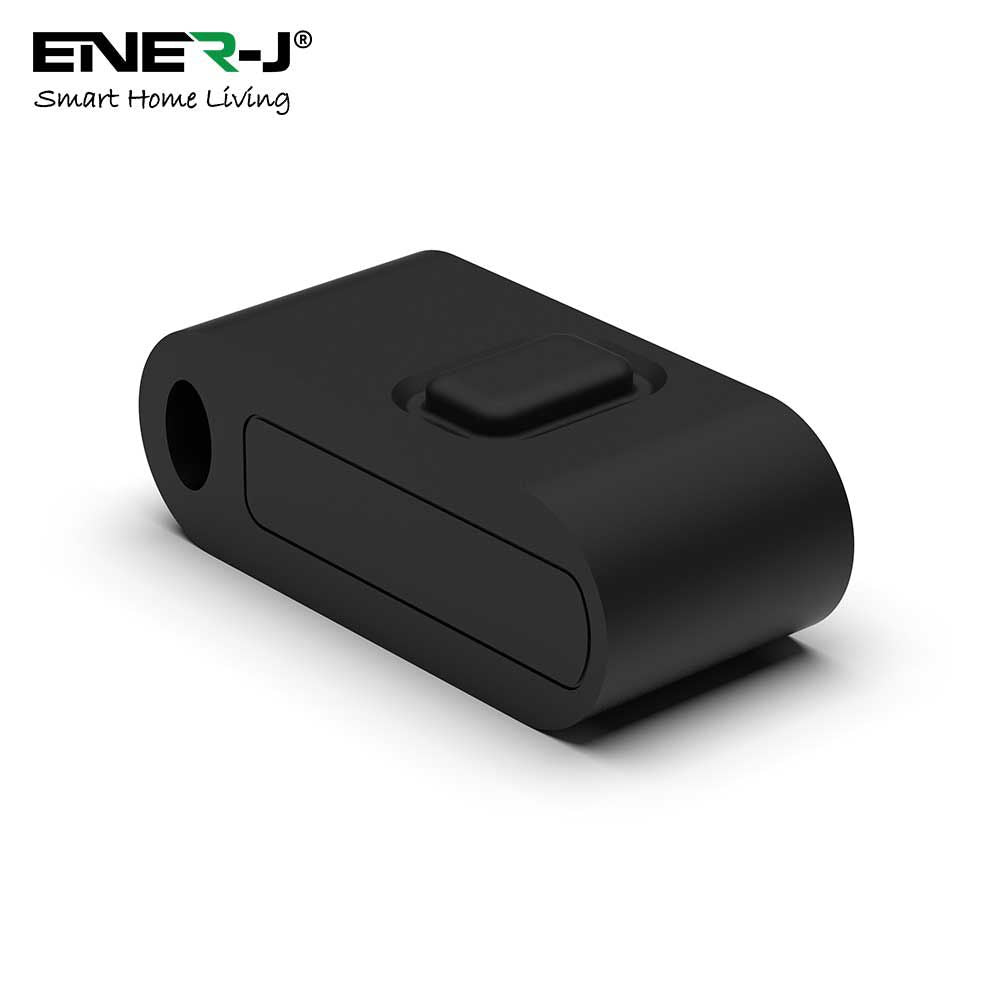 Enerj WS1066 Eco Range 1 Gang Wireless Kinetic Key Fob Black