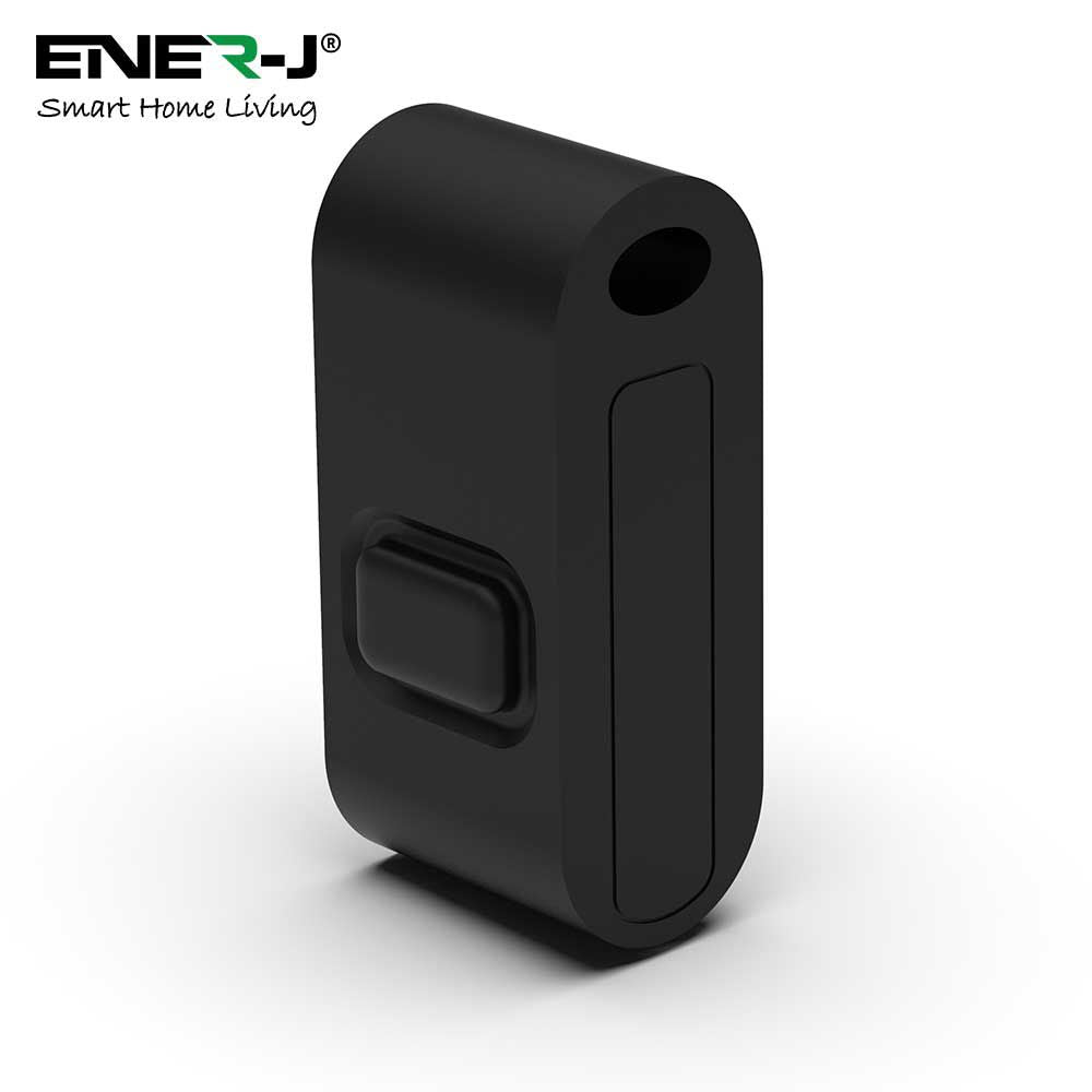 Enerj WS1066 Eco Range 1 Gang Wireless Kinetic Key Fob Black