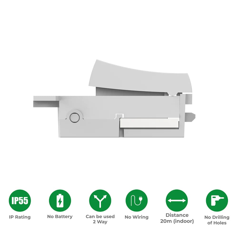 Enerj WS1073 ECO Range Wireless Grid Switch Click Minigrid Style White