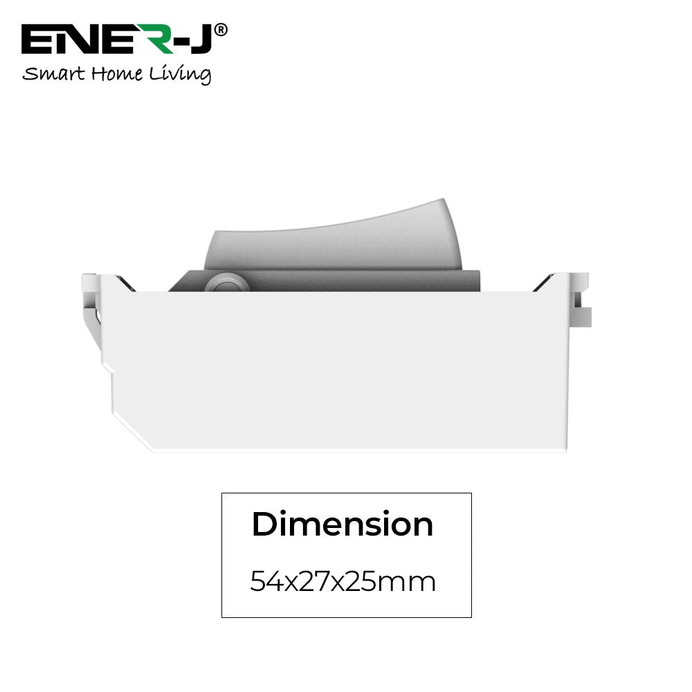 Enerj WS1081 ECO Range Wireless Grid Switch BG Style White