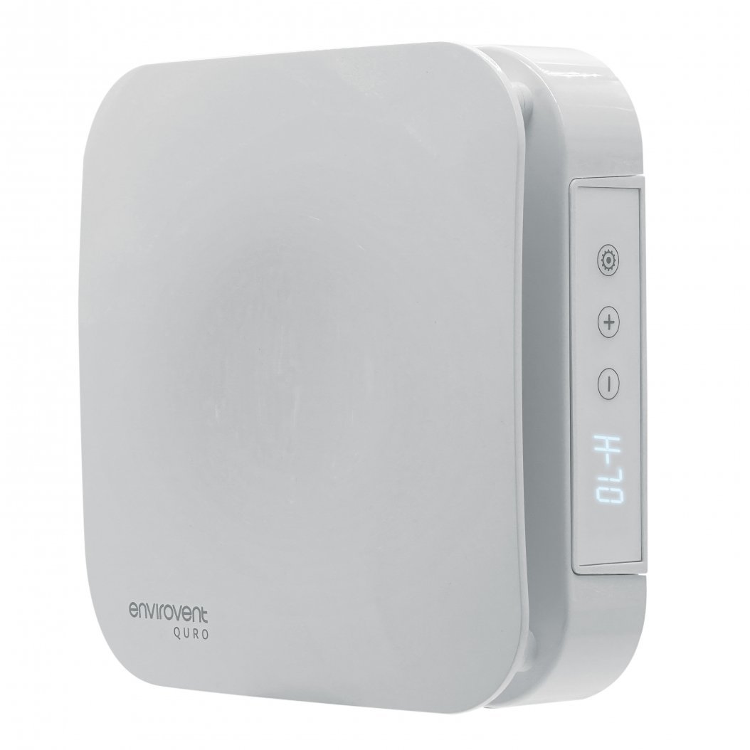 Envirovent QRHT-LC Quro 100mm/4" SAP PCDB Listed Low Noise DMEV Fan with Timer and Humidistat