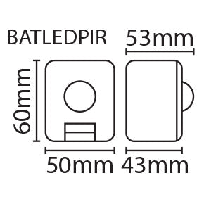 Eterna BATLEDPIR PIR Sensor Add On for BATLED White