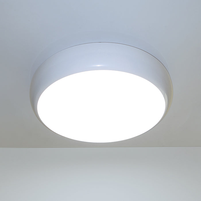 Eterna CHA18SD Power and CT Selectable Ceiling/Wall Light w/ Step-Dim Microwave White