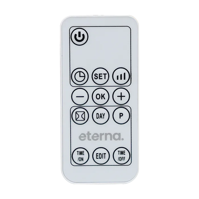 Eterna E12DF2 2kW Digital Downflow Heater with Timer and Remote Control