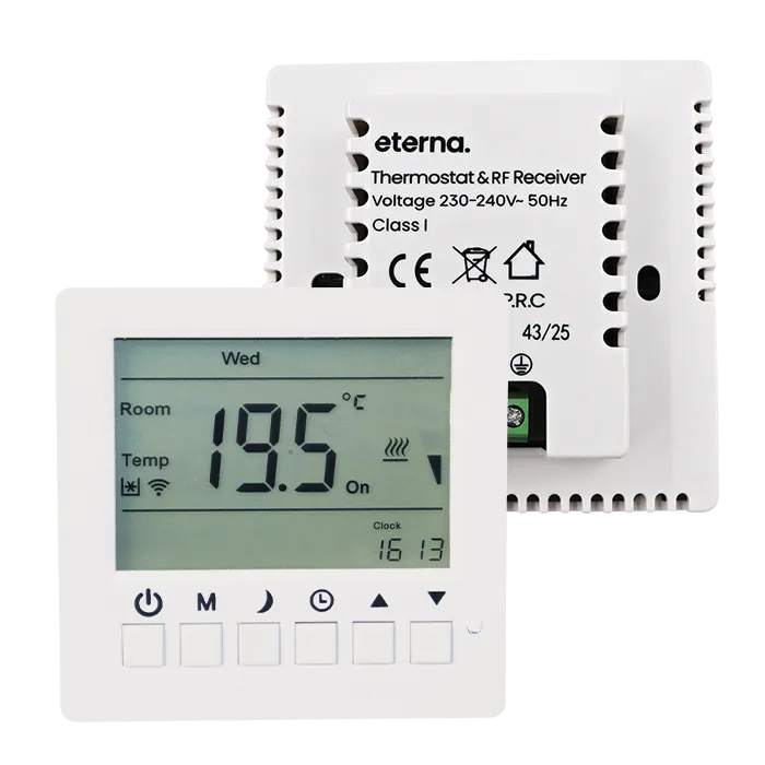 Eterna E12PH2 2kW Plinth Heater with RF Thermostat and Remote Control