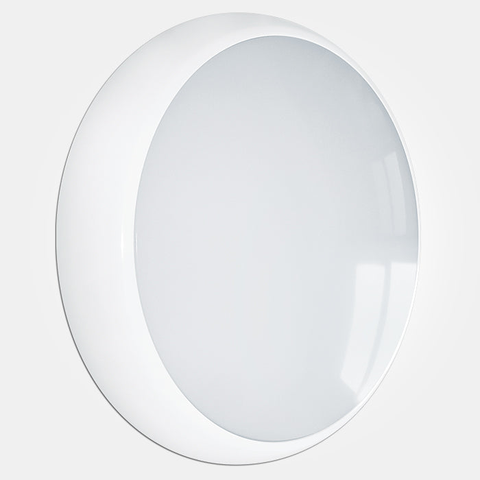 Eterna KCIRMW3 14W EM3 Ceiling/Wall Light w/MW White