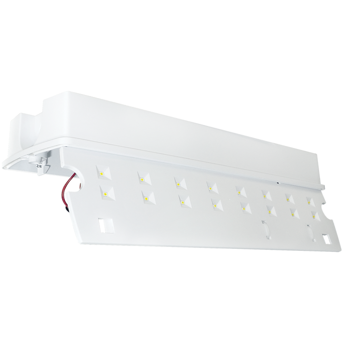Eterna KEM3BULKLI 4W Li-ion LED Maintained Emergency Bulkhead with ISO 7010 Legend Set
