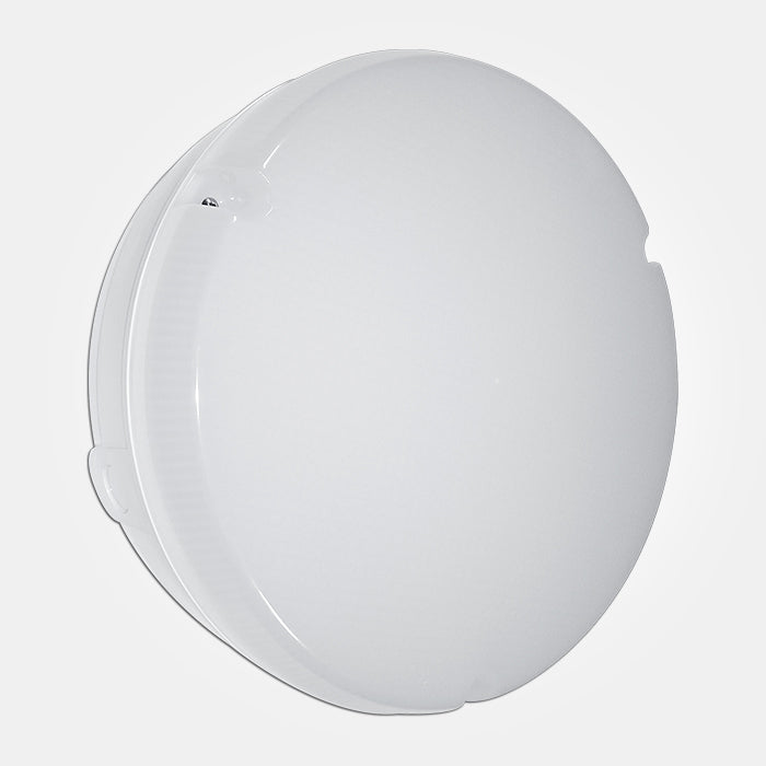 Eterna OPCIRSTD 9W - 18W LED Tri-Colour Circular Bulkhead White / Opal