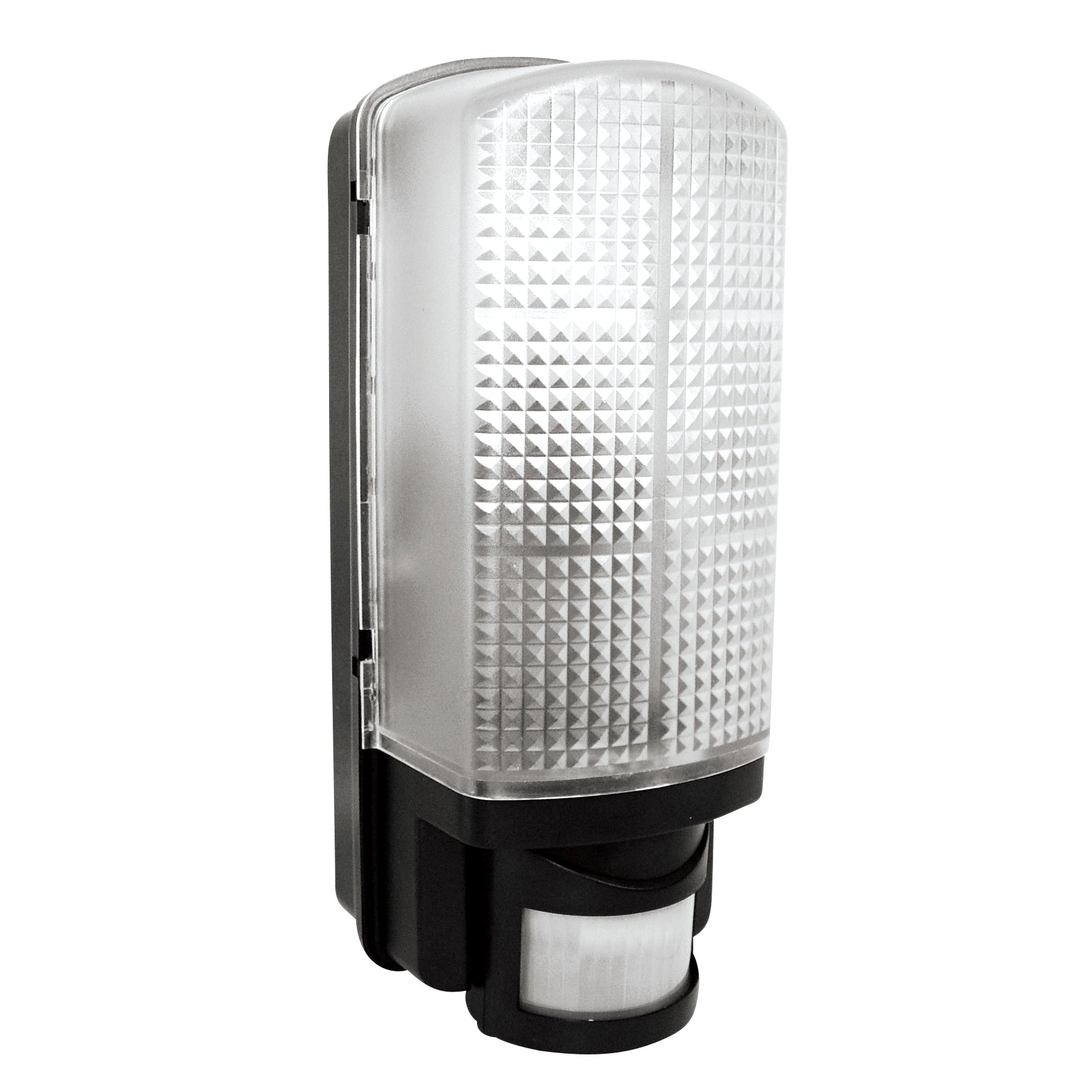 Eterna PIR80BK 60W External Bulkhead with 120º PIR IP44 Black