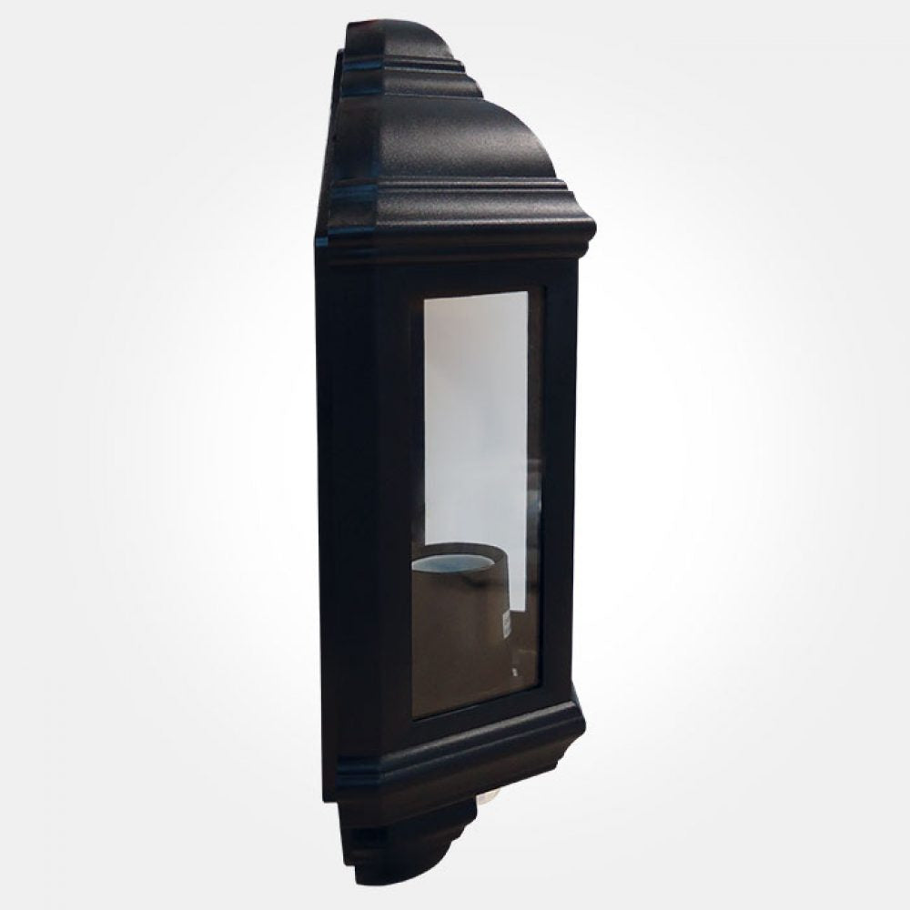 Eterna PIRHL60BK Half Lantern with 120° PIR Black